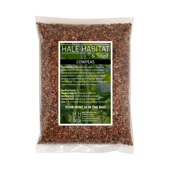 Hale Habitat & Seed Cowpea Food Plot Seed, 5 lbs