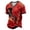 Red, variant on Mens Germany Football Tshirts Short Sleeve V Neck Football Tshirts for Men National Flag Colors Graphic Casual Breathable Workout Tee Top,Black,M