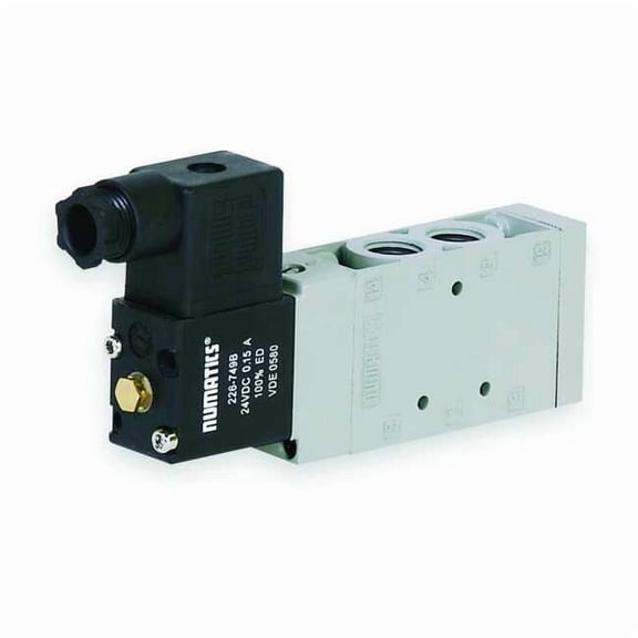 Aventics Solenoid Air Con Valve,Four-Way,150 psi L23BA452B060T61