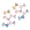 Mix Color 10pcs, variant on mdesiwst 10 Pcs Mini Bows Tiny Ribbon Bows Small Pre-tied Bows for DIY Crafts Sewing Scrapbooking Gift Wrapping Hair Accessories Party Decoration