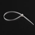 thumbnail image 3 of Uxcell 10 x0.2 inch Nylon Cable Zip Ties Self-Locking Wraps White 40Pcs, 3 of 5