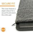 thumbnail image 4 of K&H Pet Products Extreme Weather Kitty Pad Deluxe Cover Gray Small 18.5 X 12.5 Inches, 4 of 8
