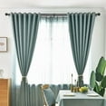 thumbnail image 4 of Double Curtain Rods for Windows 36-72 Inches, Adjustable Decorative Window Treatment Curtain Rod with Round & Barrel Finials, 1-Inch Front and 5/8 Inch Back Matte Black Double Telescoping Drapery Rod, 4 of 6