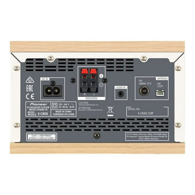 その他 Pioneer X-CM56(W) Pioneer X-CM56 - Micro system - 30 Watt (total) - white - Walmart.com