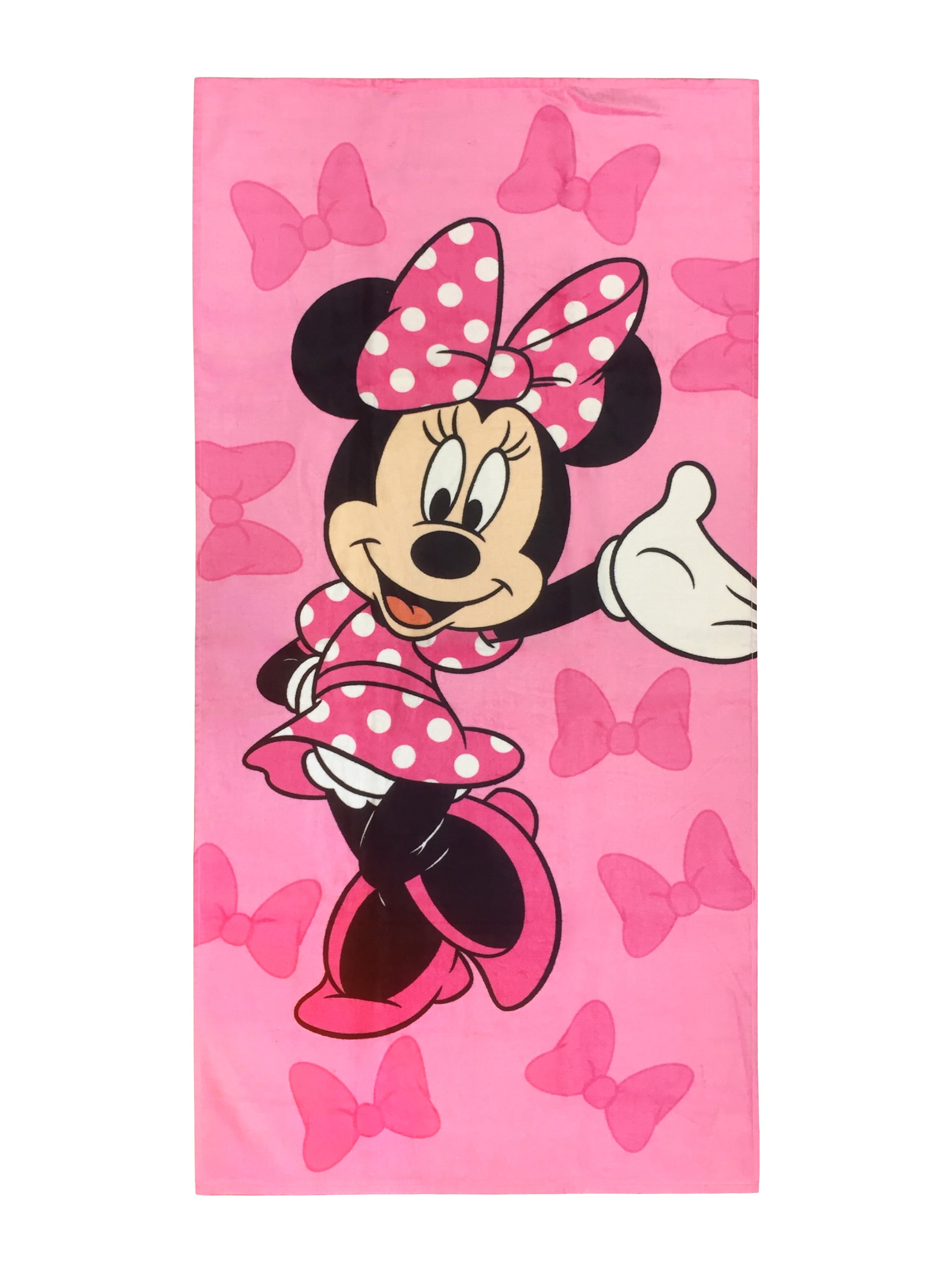 Minnie Pretty In Pink 28X58 Beach Towel - Walmart.com