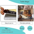 thumbnail image 3 of Card Tables Folding Square, Saffron Spice Bazaar Pattern Printed on Fade Resistant Elastic Outdoor Table Cover, Great for Patio Furniture Outdoor Entertaining, Fit for 36" x 36" Square Tables, 3 of 4
