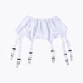 thumbnail image 2 of Mode Femmes Femmes Haut en Dentelle Transparente Cuissardes Bas et Ensemble Porte-Jarretelles, 2 of 6
