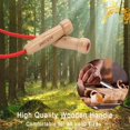 thumbnail image 2 of Jump Rope ACEONE de 4,9 m, ajustable, doble, con asas de madera, 2 of 5