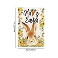 thumbnail image 3 of Aodebiao Easter Garden Flag - 12x18 Inch Double-Sided Burlap Style Outdoor Banner, Spring Yard Decor with Bunny & Egg Design for Patio, Porch & Holiday Parties, 3 of 6