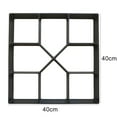 thumbnail image 5 of Xinyolin 40cmx40cm Cement Brick Concrete Paver DIY Plastic Path Maker Square Paving Mold, 5 of 5
