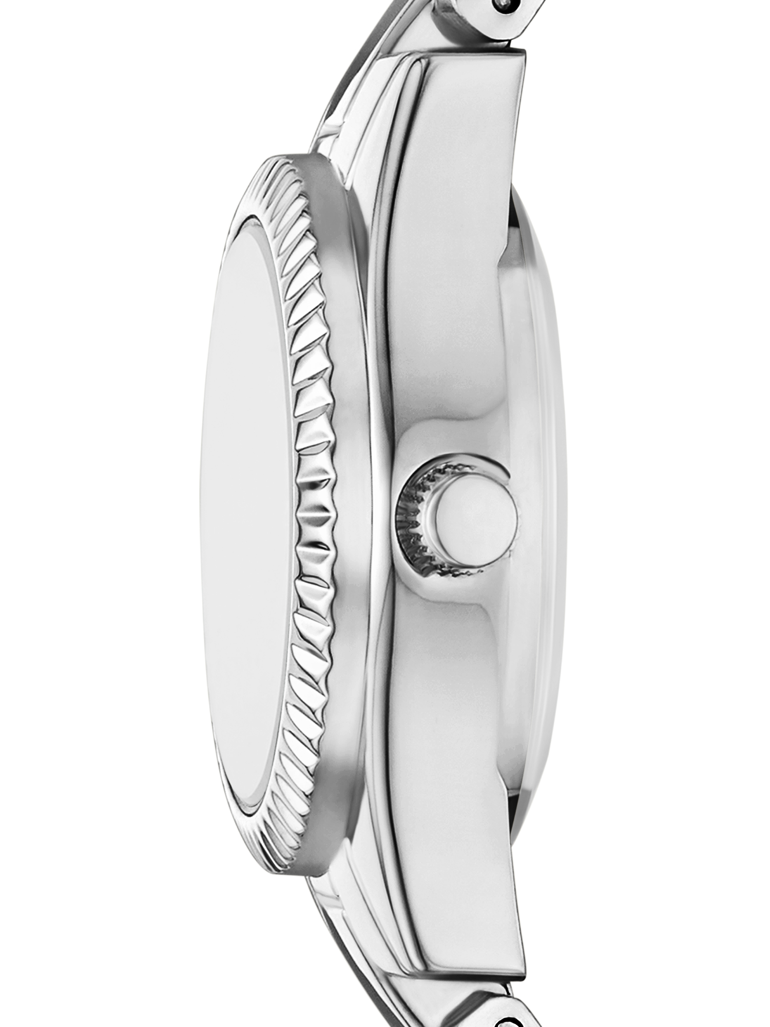Folio Women’s 2pc Watch & Bracelet Set; 25mm Round Alloy Case, Metal Bracelet, Silver, FMDAL1217