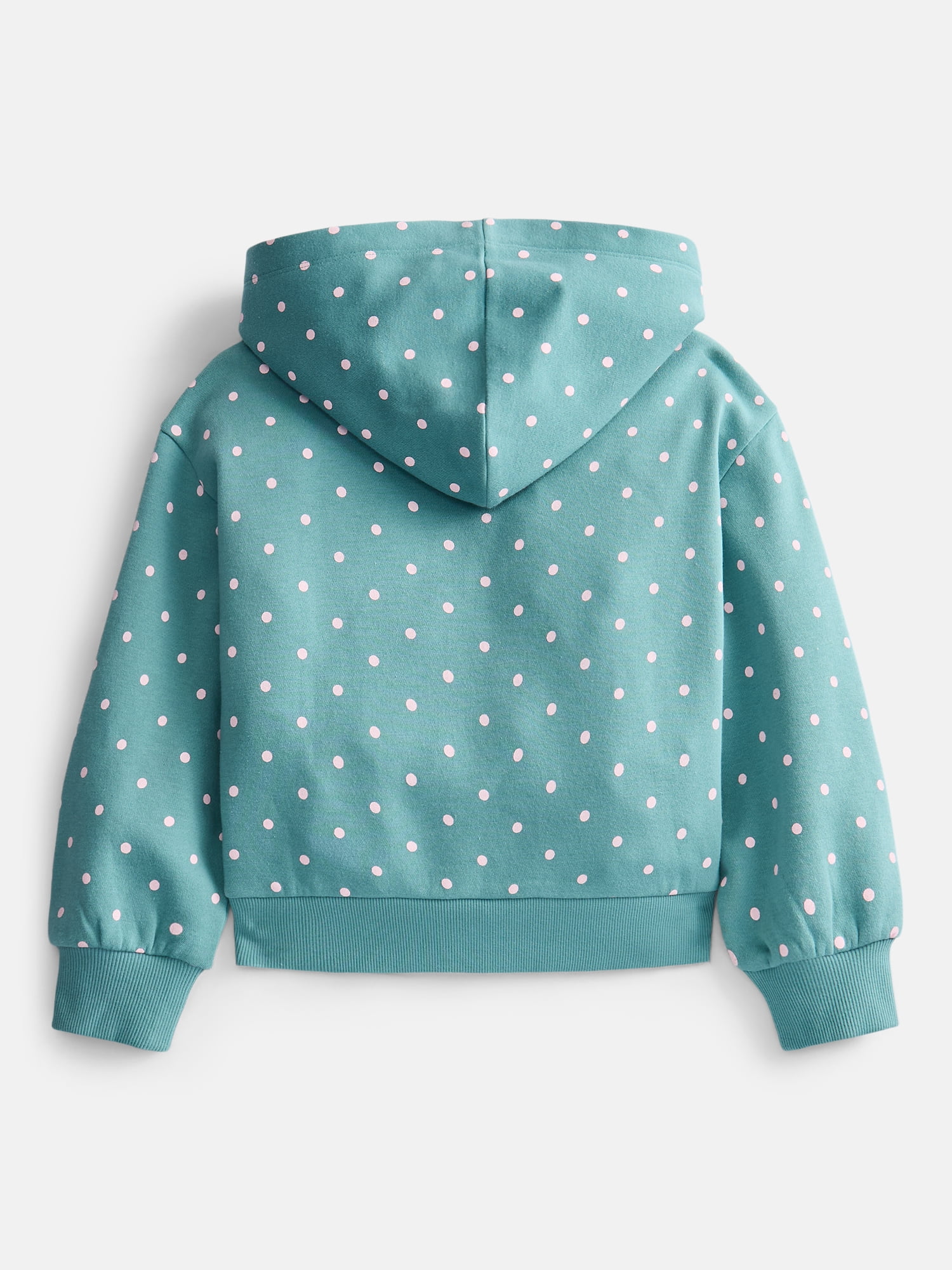 Wonder Nation Girls' Pullover Fleece Hoodie with Long Sleeves, Sizes 4-18 & Plus