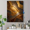 thumbnail image 4 of Abstract Gold Texture Canvas Print, Suitable for Living Room, Bedroom, Office, Hallway, Hotel Lobby Decor, 4 of 8