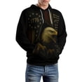 thumbnail image 3 of LAOLIUSN Men's American Flag Bald Eagle Graphic Hoodie, 3D Patriotic Theme Sweatshirt, All-Over Print Pullover, S-4XL, 3 of 7