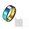 thumbnail image 3 of Soumake 1 Pc Ring Unisex Stainless Steel Mirror Lightweight Finger Ring For Wedding Fashion, 3 of 8
