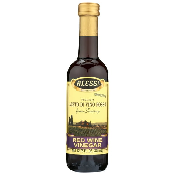 Alessi Italian Red Wine Vinegar, 12.75 oz Bottle