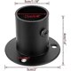 thumbnail image 2 of 4 Pack Stainless Steel Curtain Rod Brackets for Closet Curtain (Black), 2 of 5