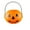 Style2-Orange, variant on PPKVUFD Pumpkin Candy Bucket, Plastic Pumpkin Bucket 7x4 In Portable Pumpkin Pail with Handle Reusable Cute Halloween Candy Bucket for Trick or Treat Party, Halloween Pumpkin Bucket(Style2-Orange)