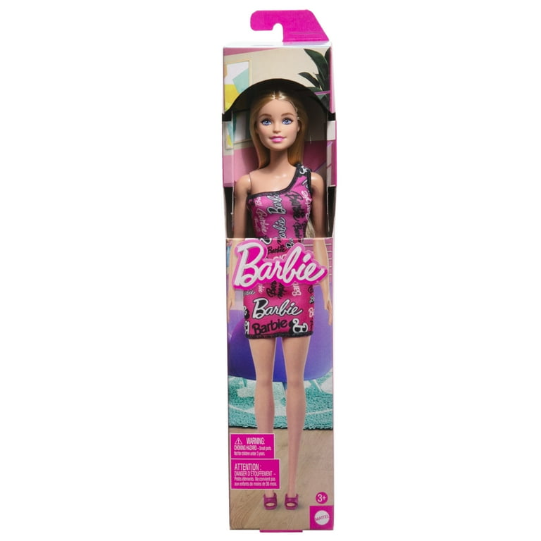 Barbie, Fashion Doll, Pink Dress with Removable Dress, Blonde Hair - Walmart.com Barbie, Fashion Doll, Pink Dress with Removable Dress, Blonde Hair - Walmart.com