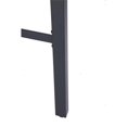 thumbnail image 3 of Belmont Home San Marino 42" Round Aluminum Outdoor Dining Table in Black, 3 of 14