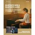 thumbnail image 4 of Piano digital Donner DDP-300 88 teclas con contrapeso y banco, 4 of 9