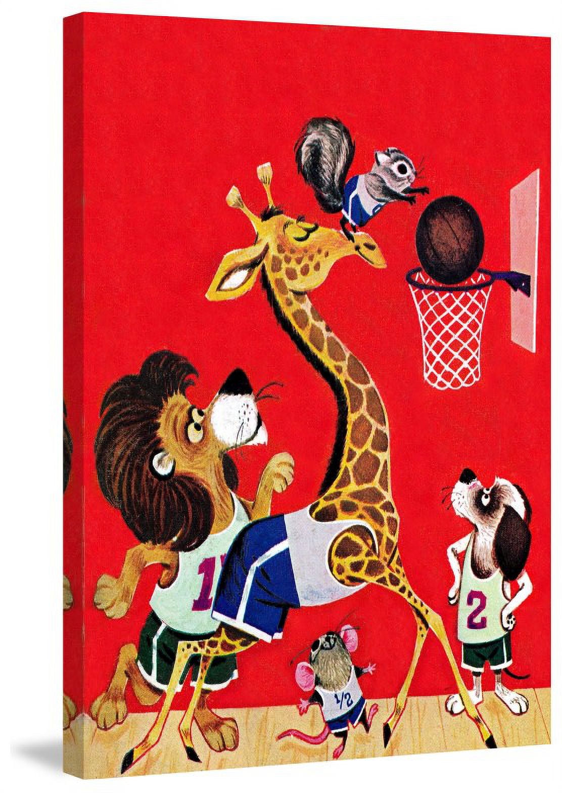 Marmont Hill "Basketball" by Curtis Painting Print on Canvas