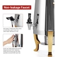 thumbnail image 4 of 3.5 Gal Coffee Urn,13 L Stainless Steel Beverage Dispenser,Hot Drinks Dispenser With Fuel Tray,Heating Coffee Cocoa Milk Dispenser for Parties,Hotels, Buffets, 4 of 8