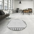 thumbnail image 4 of Ahgly Company Machine Washable Indoor Round Transitional White Smoke Area Rugs, 7' Round, 4 of 7