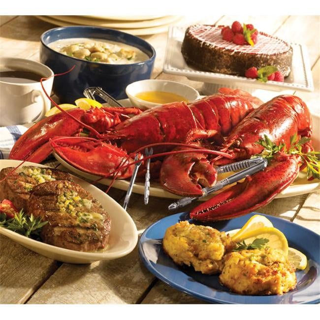 Lobster Gram LICGR4J LOBSTERLICIOUS GRAM DINNER FOR FOUR WITH 2 LB