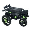 thumbnail image 4 of Axglo V2 Golf Push Cart - 3-Wheel - Patented 1-Step Folding System - Black/Green, 4 of 4