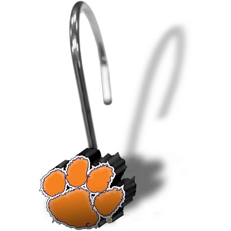 Ncaa Clemson University Shower Hooks 12 Piece Walmart Com
