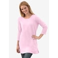 thumbnail image 4 of Woman Within Plus Size Perfect Three-Quarter-Sleeve Scoopneck Tunic, 4 of 6