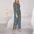 thumbnail image 2 of Bingfone Womens Pajama Sets Sea Turtle Print,Long Sleeve Loungewear Pajamas Set-Medium, 2 of 8