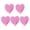 Pink, variant on Arborister Pink Heart Shaped Wall Hooks for Home Bathroom Kitchen