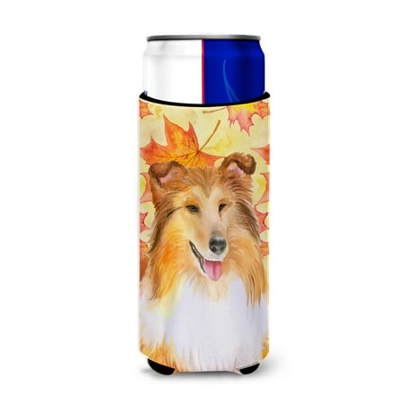 

Carolines Treasures BB9981MUK Sheltie Fall Michelob Ultra Hugger for slim cans Slim Can multicolor