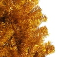 thumbnail image 3 of vidaXL Artificial Christmas Tree with Stand Gold 240 cm PET, 3 of 4