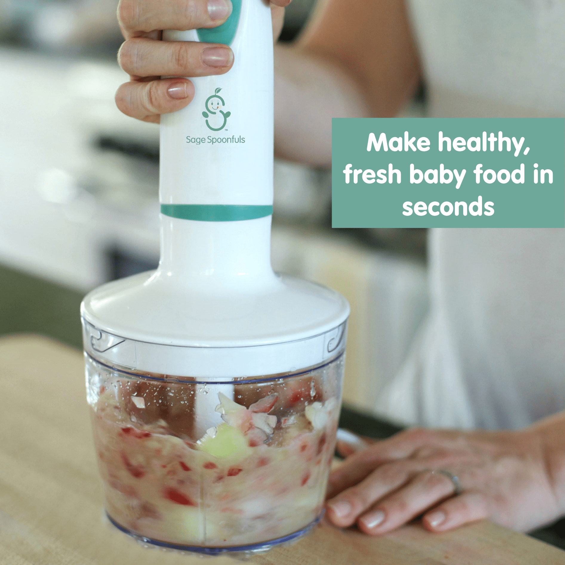 Baby Food Maker - Immersion Hand Blender and Food Processor - Puree & Blend  By Sage Spoonfuls Reviews