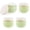 Green, variant on 4 Pack Plastic Jars with Lids 8 oz Wide Mouth Jars Cosmetic Containers Leak Proof Lotion Containers Small Travel Skincare Containers Mini Makeup Containers for Cream Bath Salt Moisturizer,Green