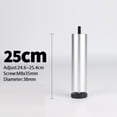 thumbnail image 4 of 4x Aluminum Alloy DIY Adjustable Furniture Legs for Coffee Table Sofa Bed Refrigerator Replacement - 25cm, 4 of 8