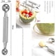 thumbnail image 3 of 2 Pieces Melon Spoon, Stainless Steel Multifunction Kitchen Tools, Stainless Double Sided, 3 of 5