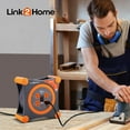 thumbnail image 5 of Link2Home 35 Ft Extension Cord Reel, 4 Outlets, Circuit Breaker, Orange, 5 of 10