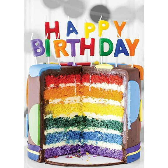 Birthday Greeting Card (5" x 7") by Paper Street | 3 Pack   3 Envelopes (Live Everyday)