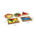 thumbnail image 2 of IFIT Montessori Constructive Triangles - 5 Boxes, Montessori Toys Sensorial Material, 2 of 2