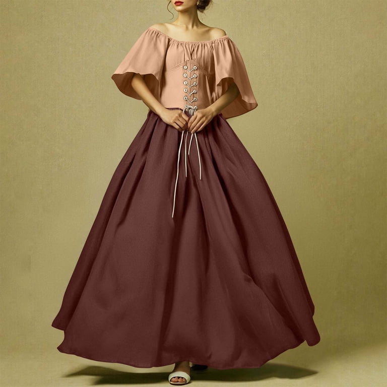 slim fit dress slacks 1950s Strap Floral Lace-Up Corset Dress main image 0