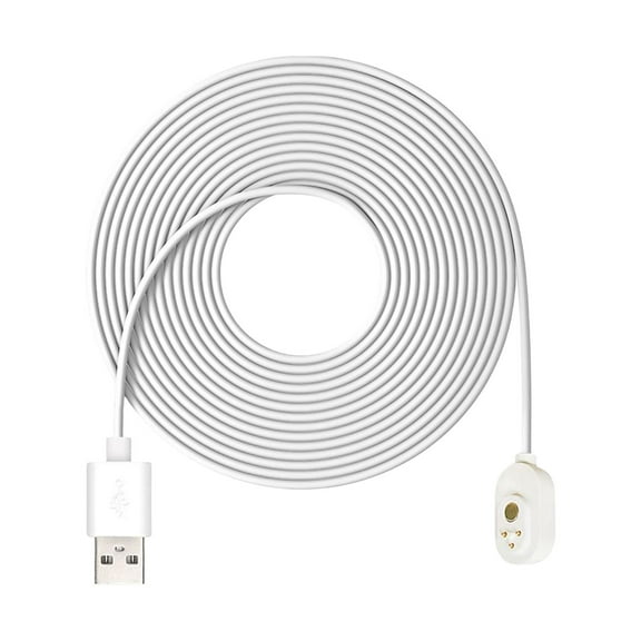 Long Time Use Power Cable for NEST Cams Featuring Four Cores Thickened Wire for Stability 5.2m/7.6m/10m Daily Use