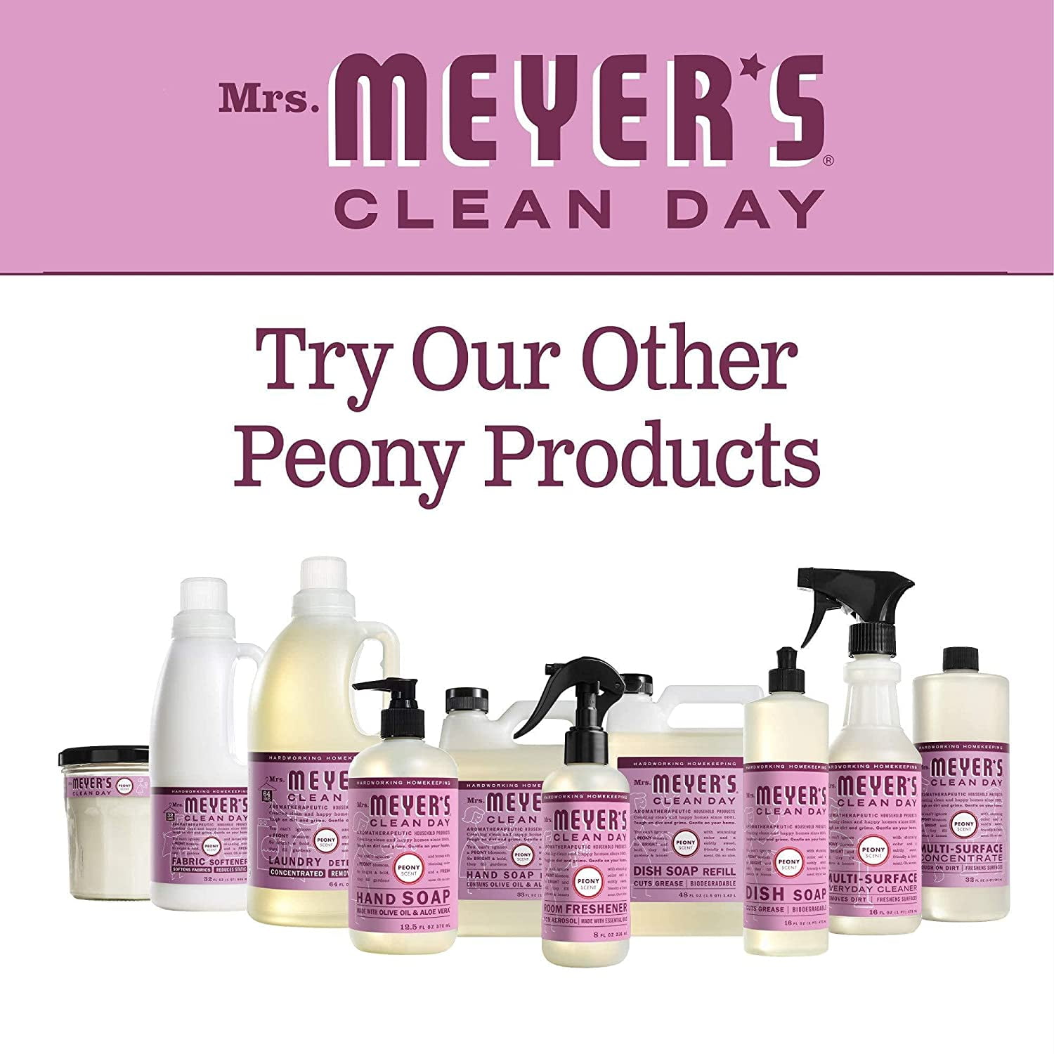 Mrs. Meyer's Liquid Hand Soap, Peppermint, 12.5 oz (Pack of 6)