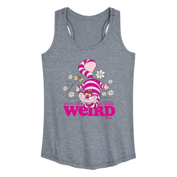 Disney - Alice in Wonderland - We're All A Little Weird - Women's Racerback Tank Top