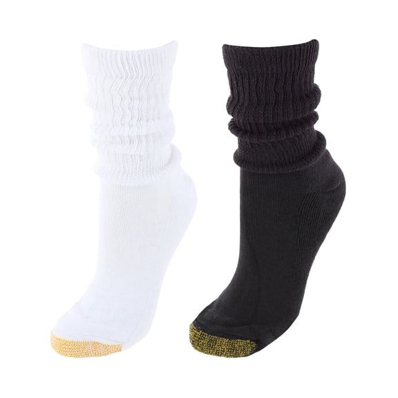 Gold Toe  Comfort Slouch Crew Socks (Pack of 2) (Women)