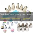 thumbnail image 1 of Export-Exclusive Stainless Steel Piping Nozzles Set - 8/13/22-Piece Baking Tools for Cake & Pastry Decoration, Corrosion-Resistant, Versatile for Global Use Including Africa, Budget-Friendly (5-10, 1 of 5