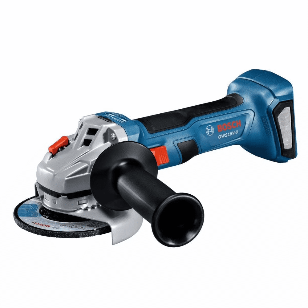 Restored Bosch GWS18V-10N-RT 18V Lithium-Ion Brushless 4-1/2 - 5 in. Cordless Angle Grinder with Slide Switch (Tool Only) (Refurbished)